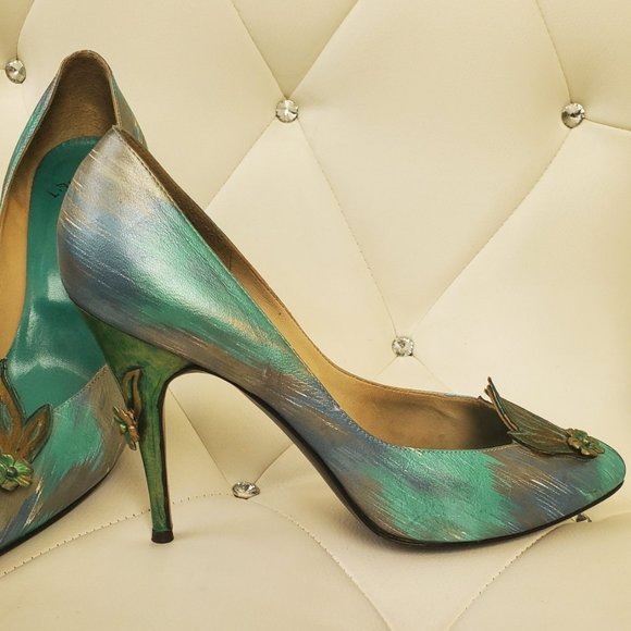 Quinto Lanzolab hand painted Unique designer shoes - Picture 10 of 13